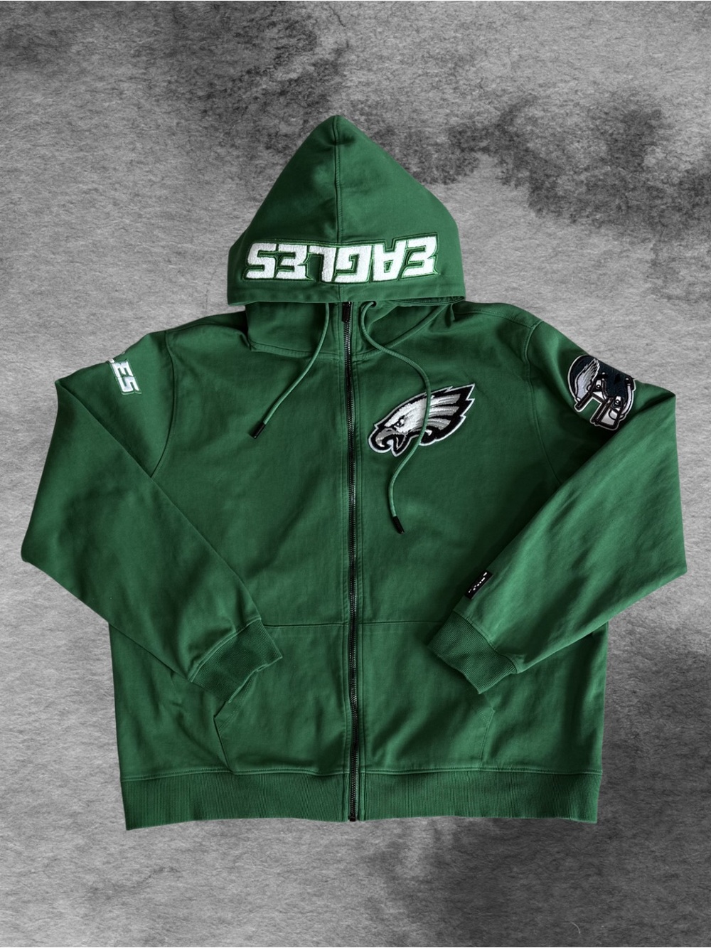Philadelphia Eagles Green Full-Zip Hoodie Fits XL